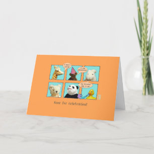 Grandma to be Nyfödd bebis Animals in Windows Card Kort