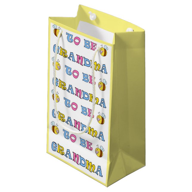Grandma to be Small Gift Bag (Framsidan Vinklad)