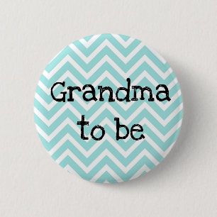 Grandma to be teal Chevron Baby Shower-knapp Knapp