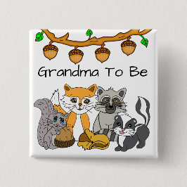 Grandma to be Woodland Forest Animal Baby Shower Knapp
