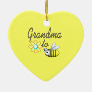Grandma to Bee Julgransprydnad Keramik