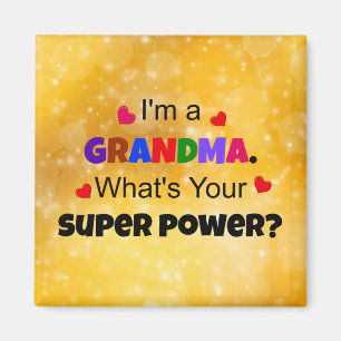Grandma Toppen Power Magnet