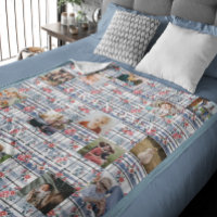 Grandma We Kärlek You | Blommigt Quilt 14 Foto