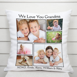 Grandma We Kärlek You Photo Kudde
