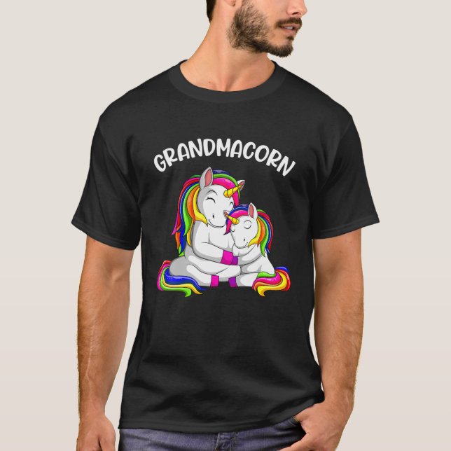 Grandmacorn Unicorn Grandma Mor's Day Women T Shirt (Framsida)