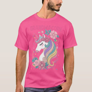 Grandmacorn Unicorn Grandma T Shirt