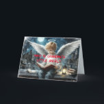 GRANDMAS ANGEL GRANDSON BIRTHDAY-KORT TACK KORT<br><div class="desc">Det här är perfektens födelsedagskort för din angeliska barnson.</div>