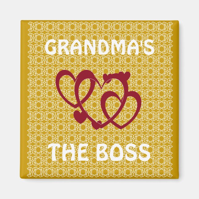GRANDMAS CHEF KITCHEN MAGNET (Framsidan)