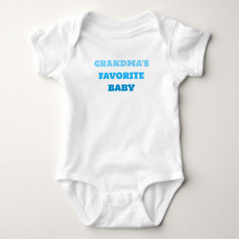 Grandmas Favorite Baby, Cute Blue T Shirt