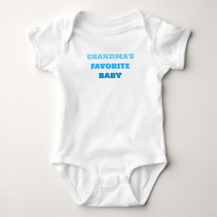 Grandmas Favorite Baby, Cute Blue T Shirt