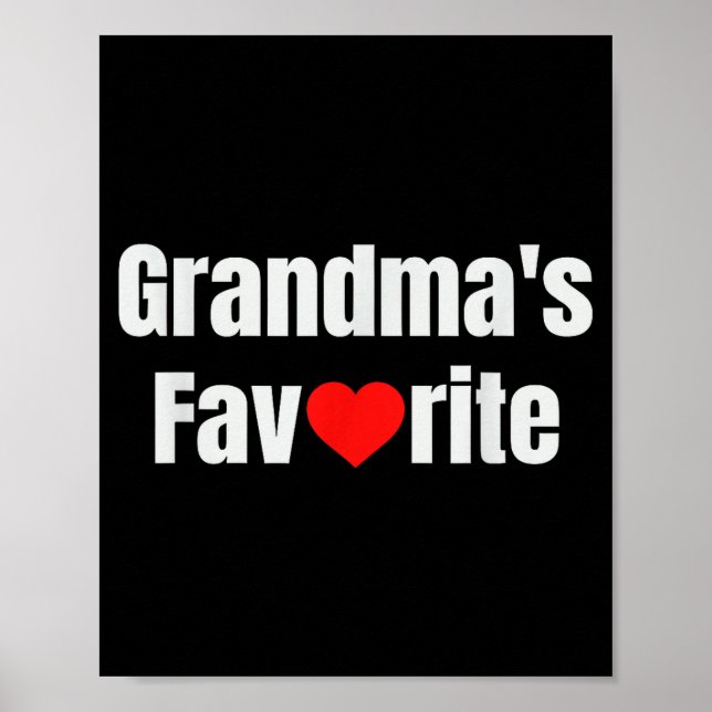 Grandma's Favorite  Poster (Framsidan)