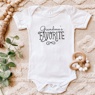 Grandmas favoriter Personlig Baby Tee