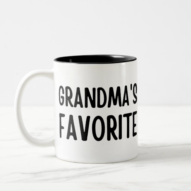 Grandmas favoriter Två-Tonad mugg (Vänster)
