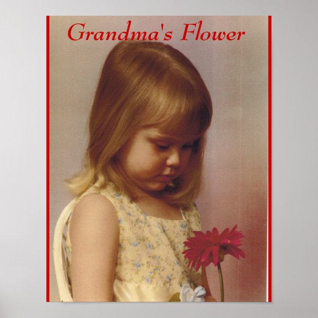 GRANDMA'S FLOWER POSTER (Framsidan)