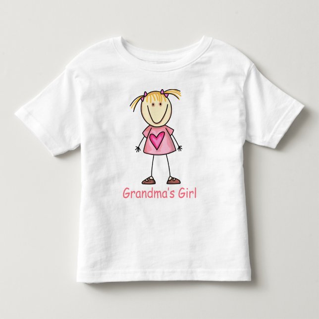 Grandmas Girl T Shirt (Framsida)