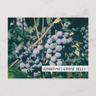 Grandmas Grape Jelly Recipe Lila Grapes Sylt Vykort