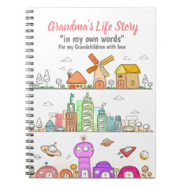 Grandmas Journal ska spela in sin livsstil i Barnb Anteckningsbok
