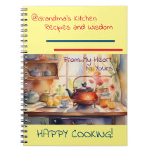 @Grandma's Kitchen Recipes Spiral bärbar dator