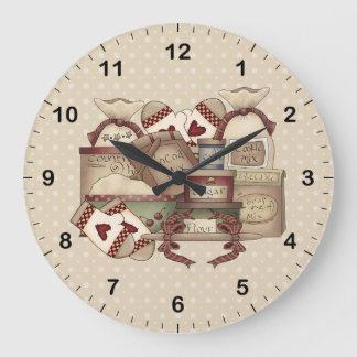 Grandmas Kitchen Stor Klocka