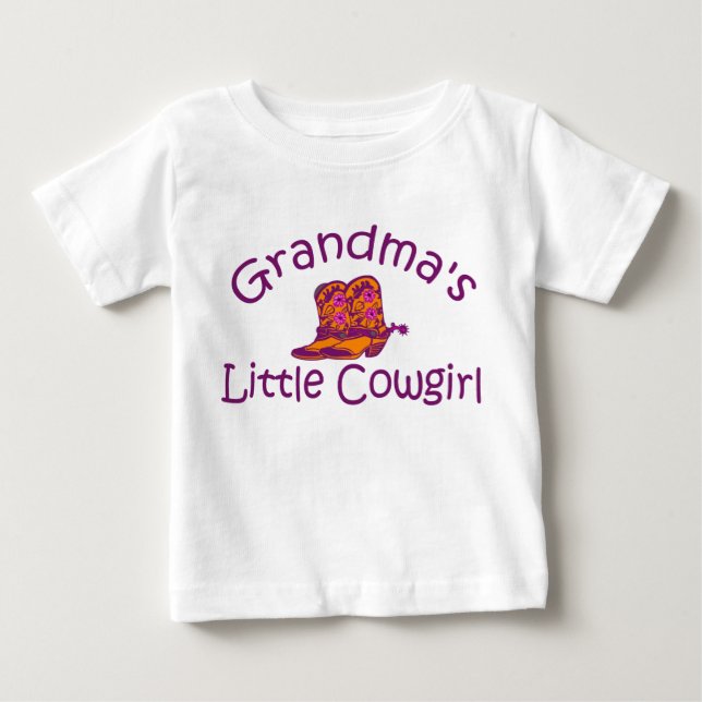Grandma's Little Cowgirl Tröja (Framsida)