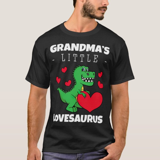 Grandmas Little Lovesaurus gallop pony T Shirt (Framsida)