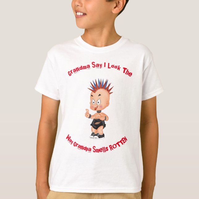 Grandmas Little Rotten One T Shirt (Framsida)