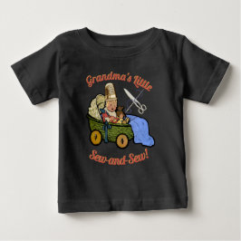Grandmas Little Sew and Sew Personlig T Shirt