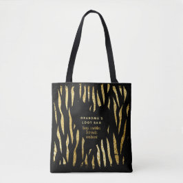 Grandmas Loot Bag Hugs Cuddles and Treats Enabled Tygkasse