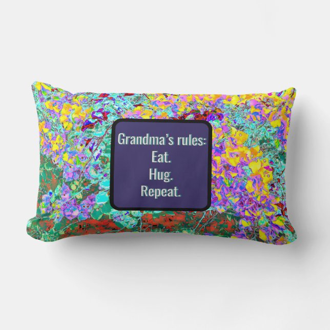 Grandma's Rules Lumbar Pillow Lumbarkudde (Framsida)