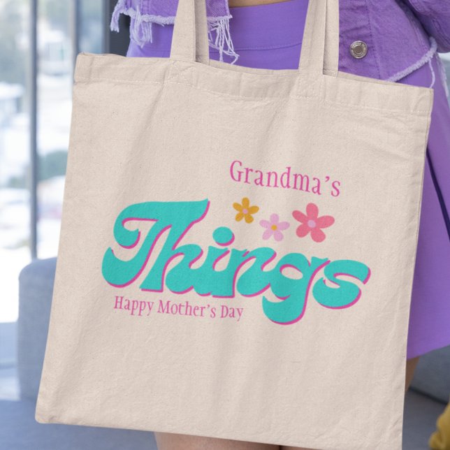Grandmas Sak Retro Tygkasse (Skapare uppladdad)