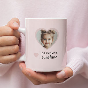 Grandmas Sunshine Mugg - Personlig Rosa