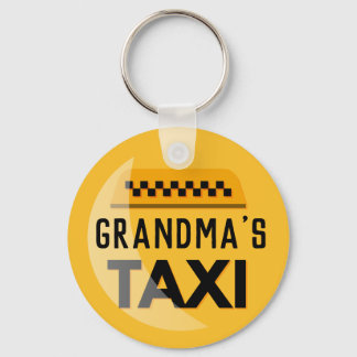 Grandmas Taxi-nyckelkedja Nyckelring