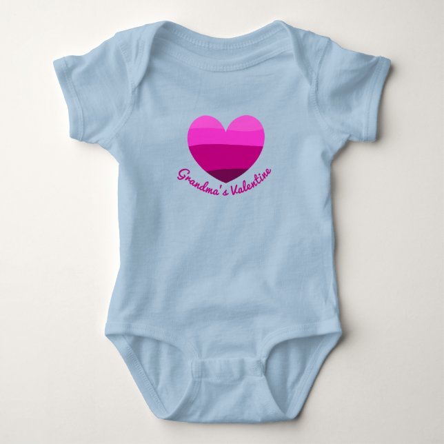 Grandma's Valentine T Shirt (Framsida)