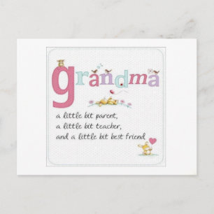 Grandmas-vykort Vykort