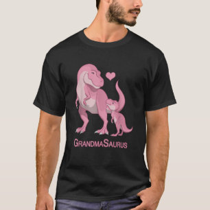 GrandmaSaurus Grammy Flicka T Rex Dinosaurs Shirt