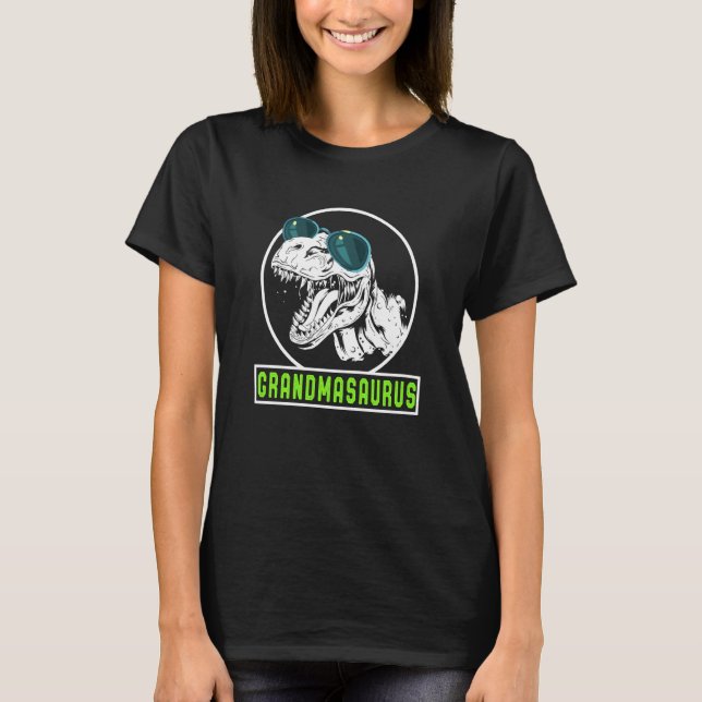 Grandmasaurus Grandma Saurus Dinosaur Rex Women Mo T Shirt (Framsida)