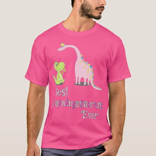 Grandmasaurus Rex Best Grandma Saurus Aldridinosau T Shirt (Framsida)