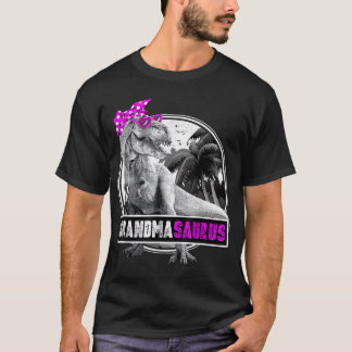 Grandmasaurus Shirt Funny T-Rex Gift for Grandma D T