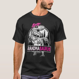 Grandmasaurus T Rex Dinosaur Grandma Saurus Mother Shirt