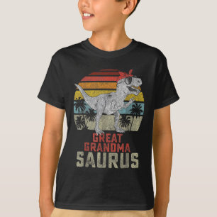 Grandmasaurus T Rex Dinosaur Underbar Grandma Saur Shirt