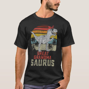 Grandmasaurus T Rex Dinosaur Underbar Grandma Saur Shirt