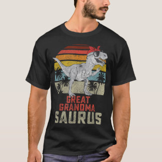 Grandmasaurus T Rex Dinosaur Underbar Grandma Saur T Shirt