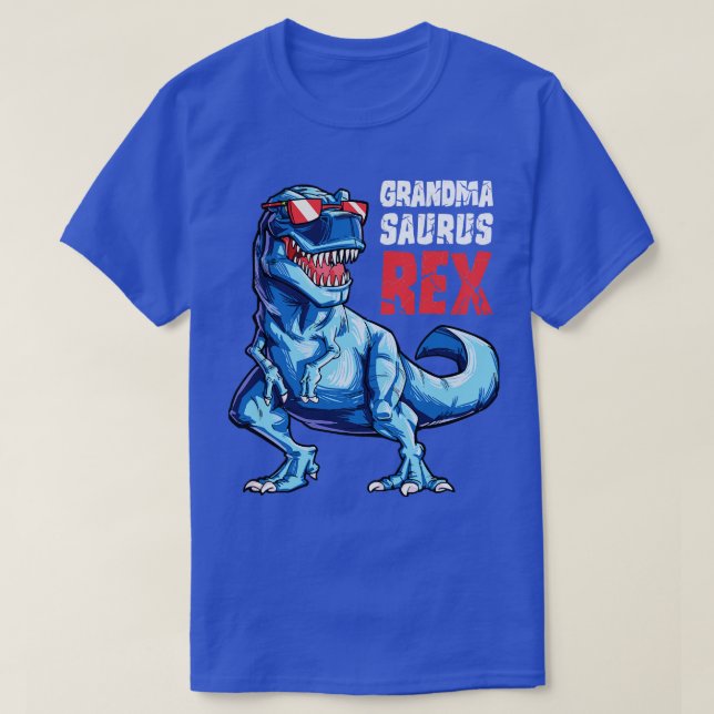 Grandmasaurus T rex Grandma Saurus Dinosaur Grandm T Shirt (Design framsida)