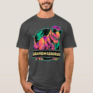 Grandmasaurus T rex Grandma Saurus Dinosaur T Shirt