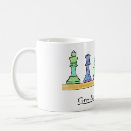 Grandmaster in Training Chess Kaffemugg