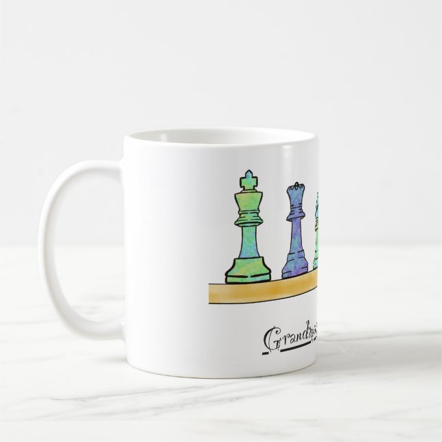 Grandmaster in Training Chess Kaffemugg (Vänster)