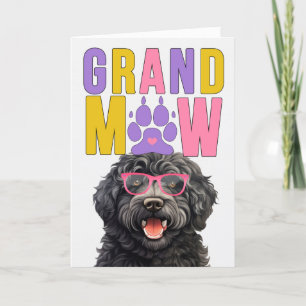 GrandMAW Barbet GrandDOG Grandföräldrar Day Helgkort