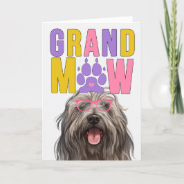 GrandMAW Bergamasco GrandDOG Grandföräldrar Day Helgkort