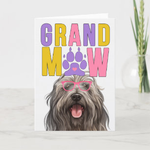 GrandMAW Bergamasco GrandDOG Grandföräldrar Day Helgkort