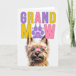 GrandMAW Cairn Terrier GrandDOG Grandföräldrar Day Helgkort